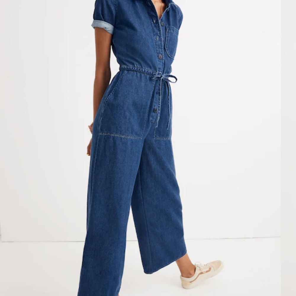 Madewell Denim Wide Leg utility jumper size 00